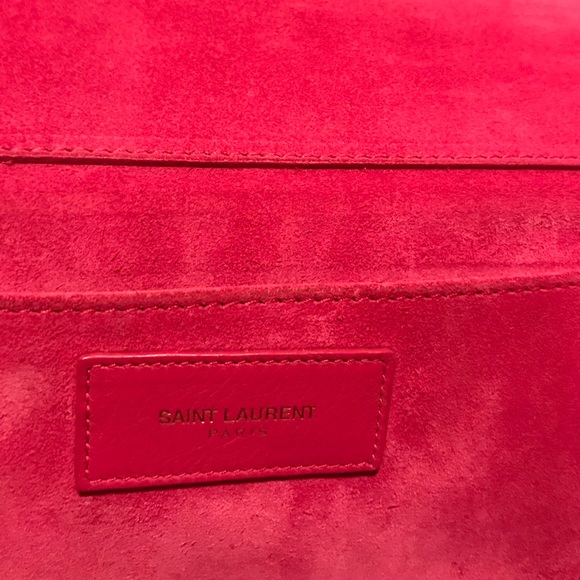 YSL HOT PINK CLUTCH - Picture 5 of 5